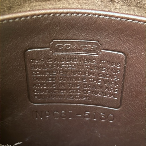 Vintage Coach brown Leather bag - Picture 6 of 8
